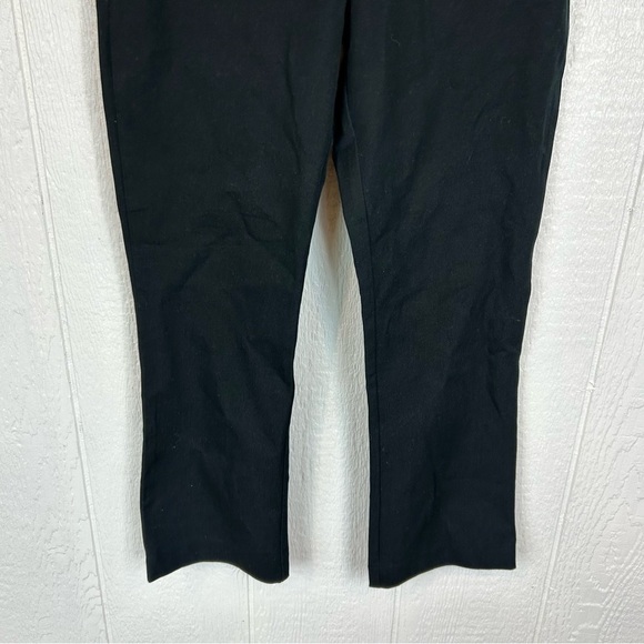 NEW Gap Black Pants Cropped Flare Wide Leg Size 8 - Picture 13 of 17